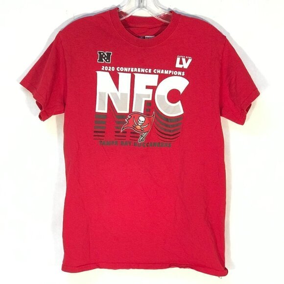NFL Tampa Bay Buccaneers Short Sleeve Red Champs T Shirt Tee - Picture 5 of 9